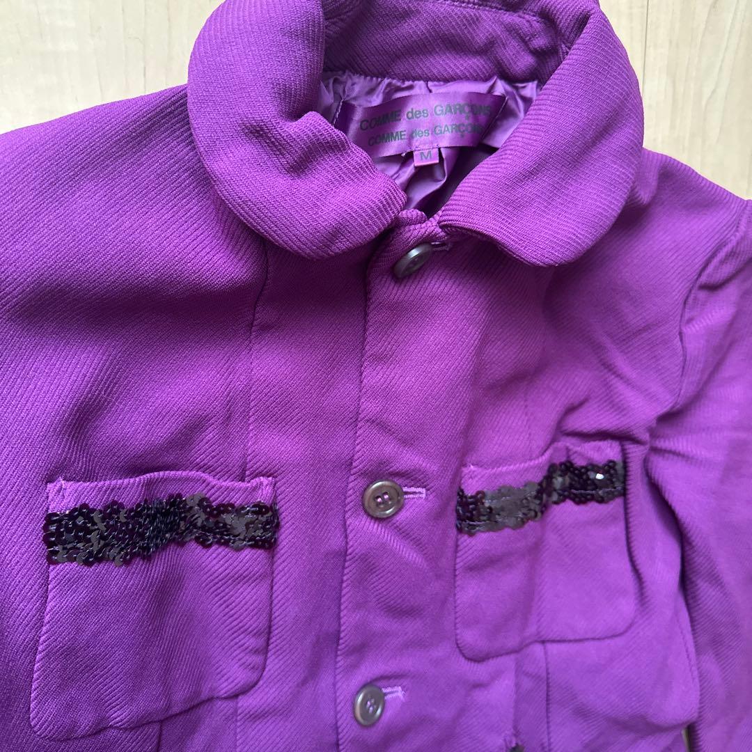 COMME des GARÇONS スパンコールリボンジャケット