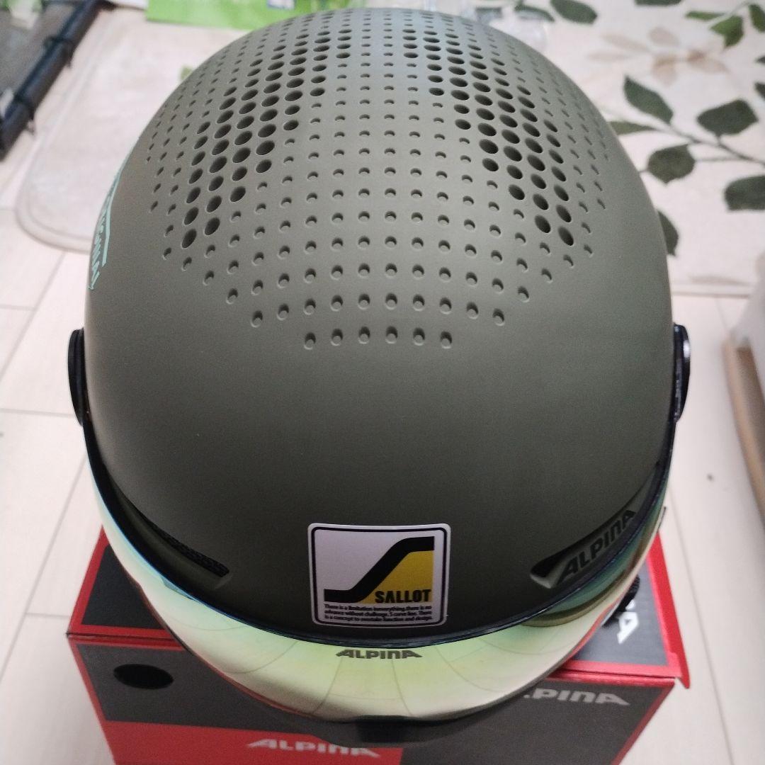 ク*パ様 ALPINA(アルピナ) スキースノーボードバイザーヘルメット ミラー