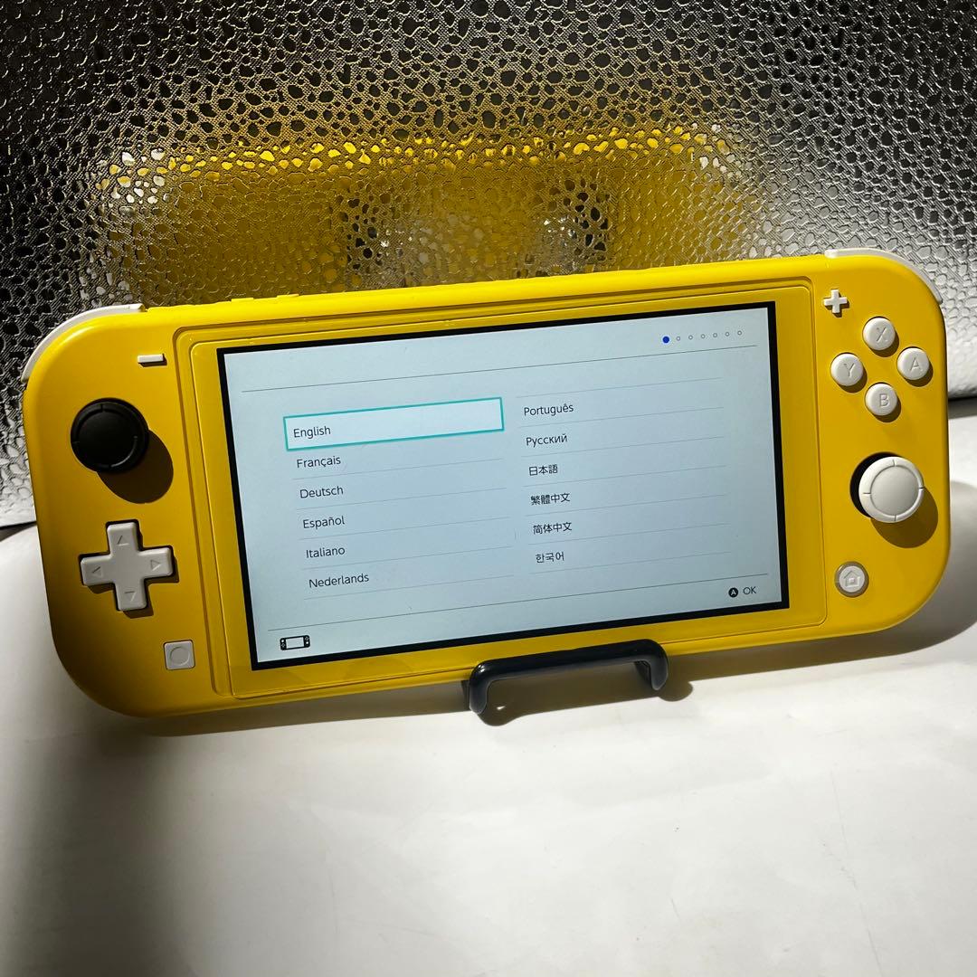 【液晶美品】Switch Lite イエロー 本体 動作良好スイッチライト