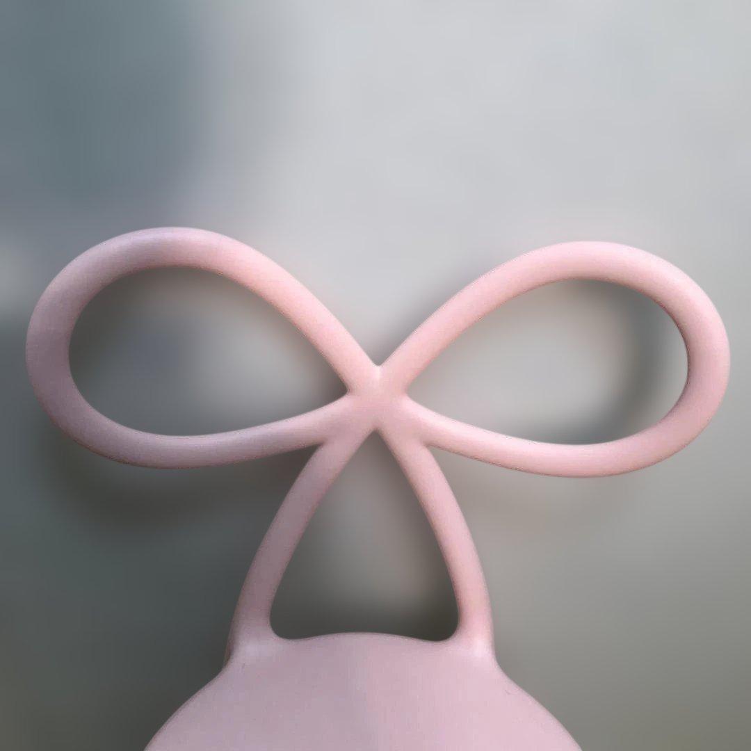 送料無料 Qeeboo リボンチェア ピンク フランフラン 88285