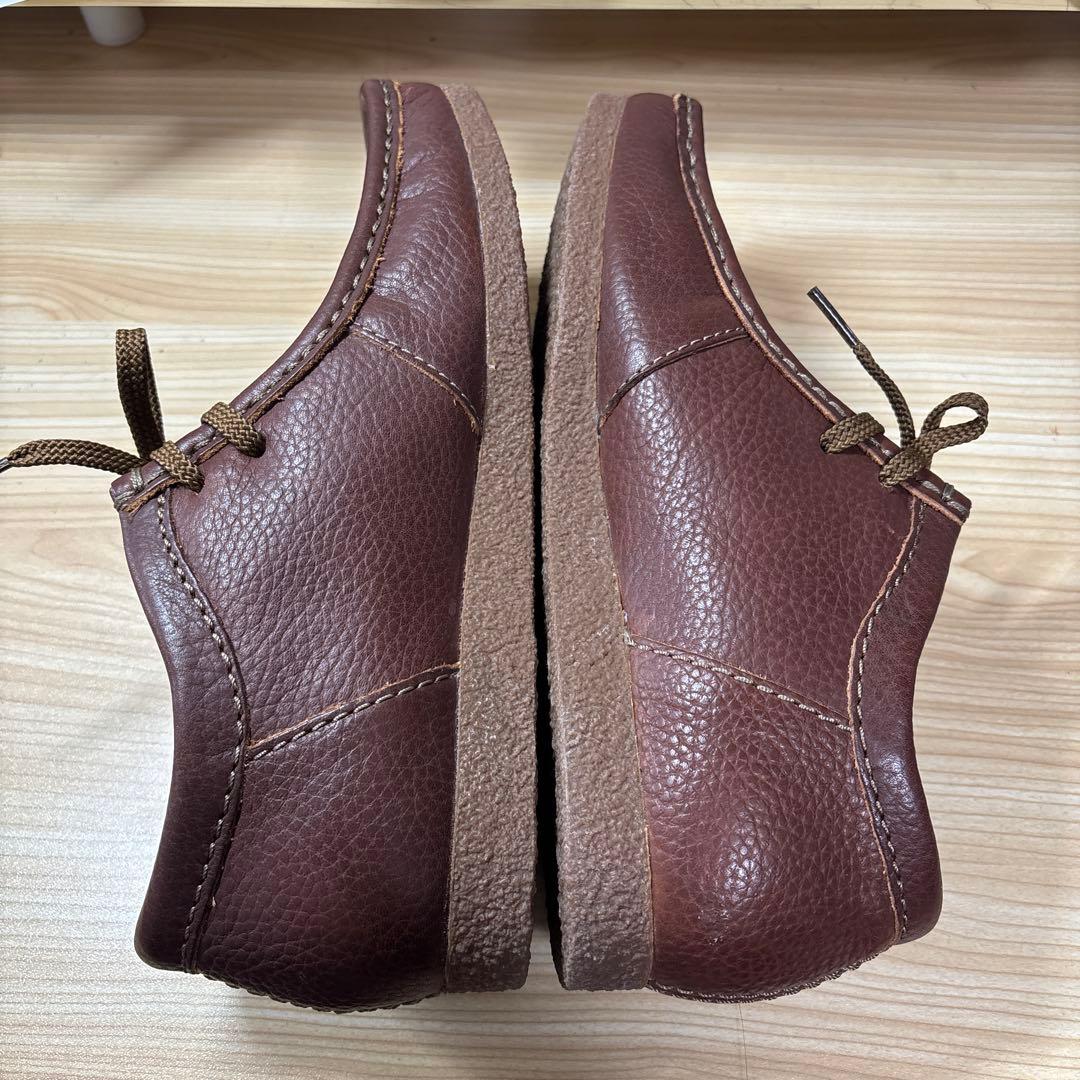 【美品】Clarks collection Wallabee革靴 ブラウンレザー
