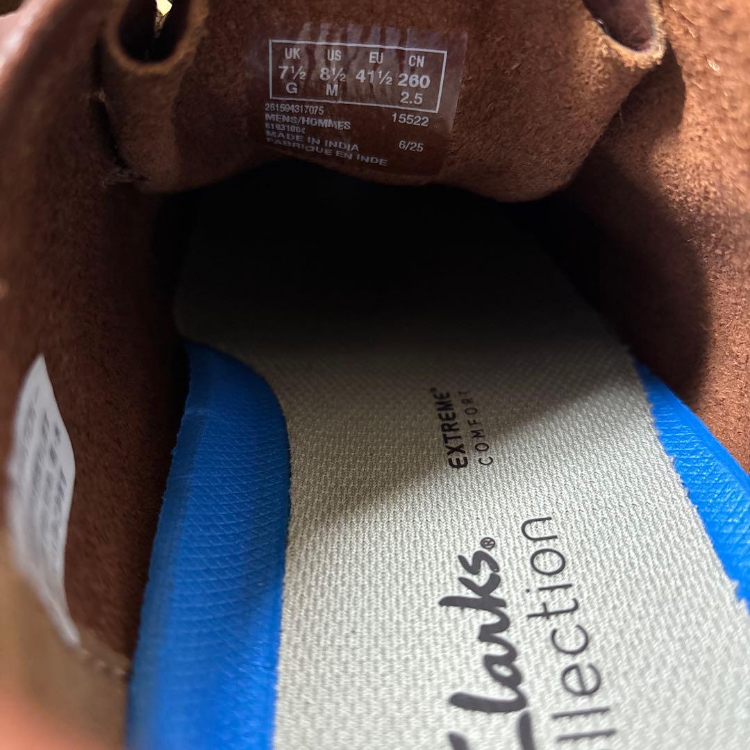 【美品】Clarks collection Wallabee革靴 ブラウンレザー