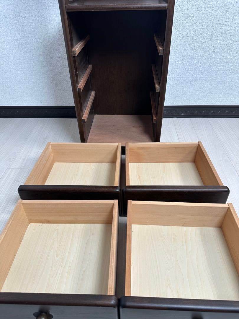 maruni マルニ木工 電話台 花台 キャビネット 4段 カントリー ※i4