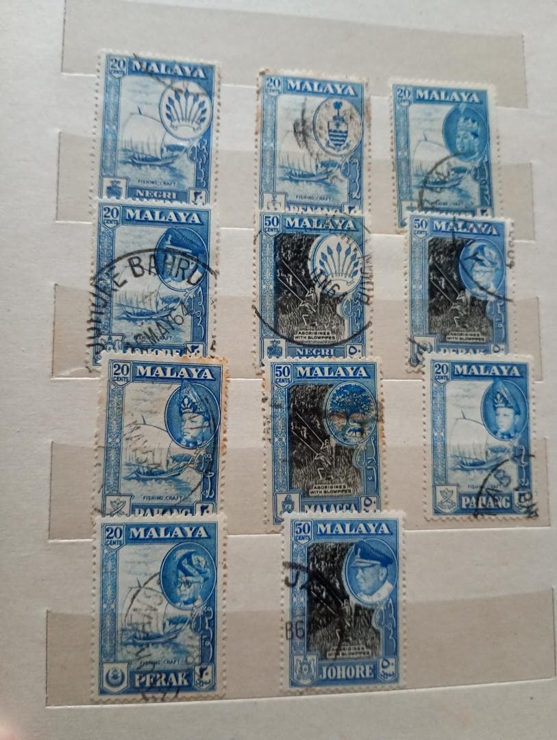 3日まで限定出品！赤猿切手80枚、南方占領マライ切手シート美品