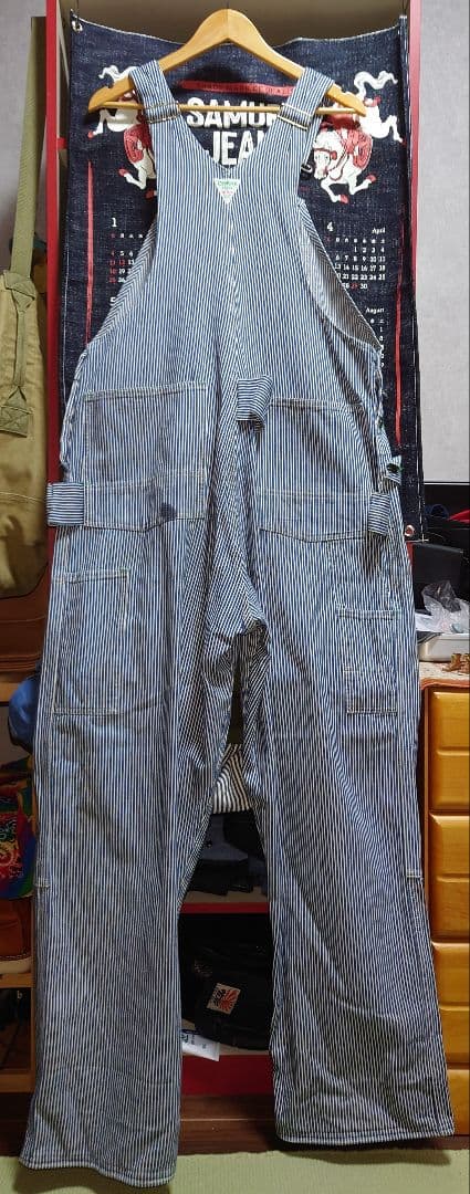 ビンテージ 60s 70s オシュコシュ オーバーオール ヒッコリー ダブルニー