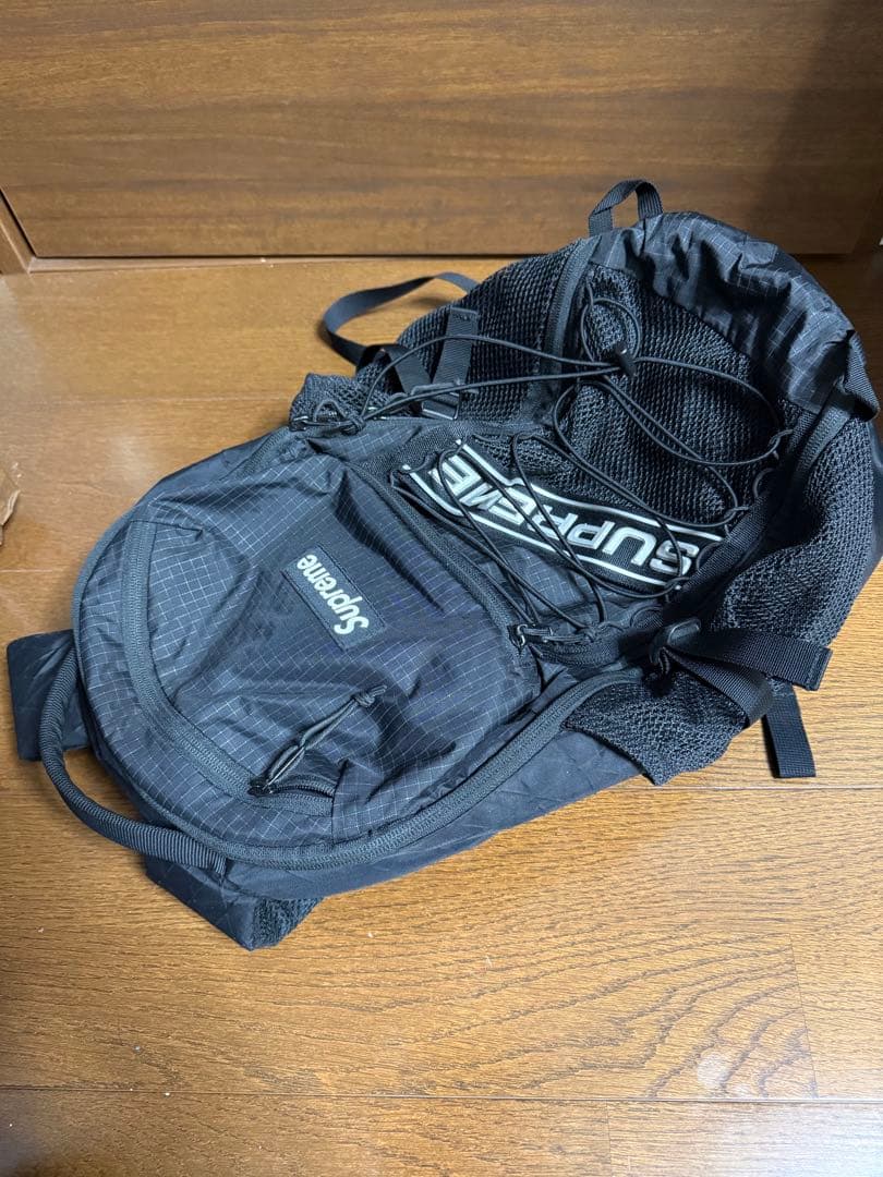 Supreme ブラック バックパックSupreme シュプリーム 2023aw