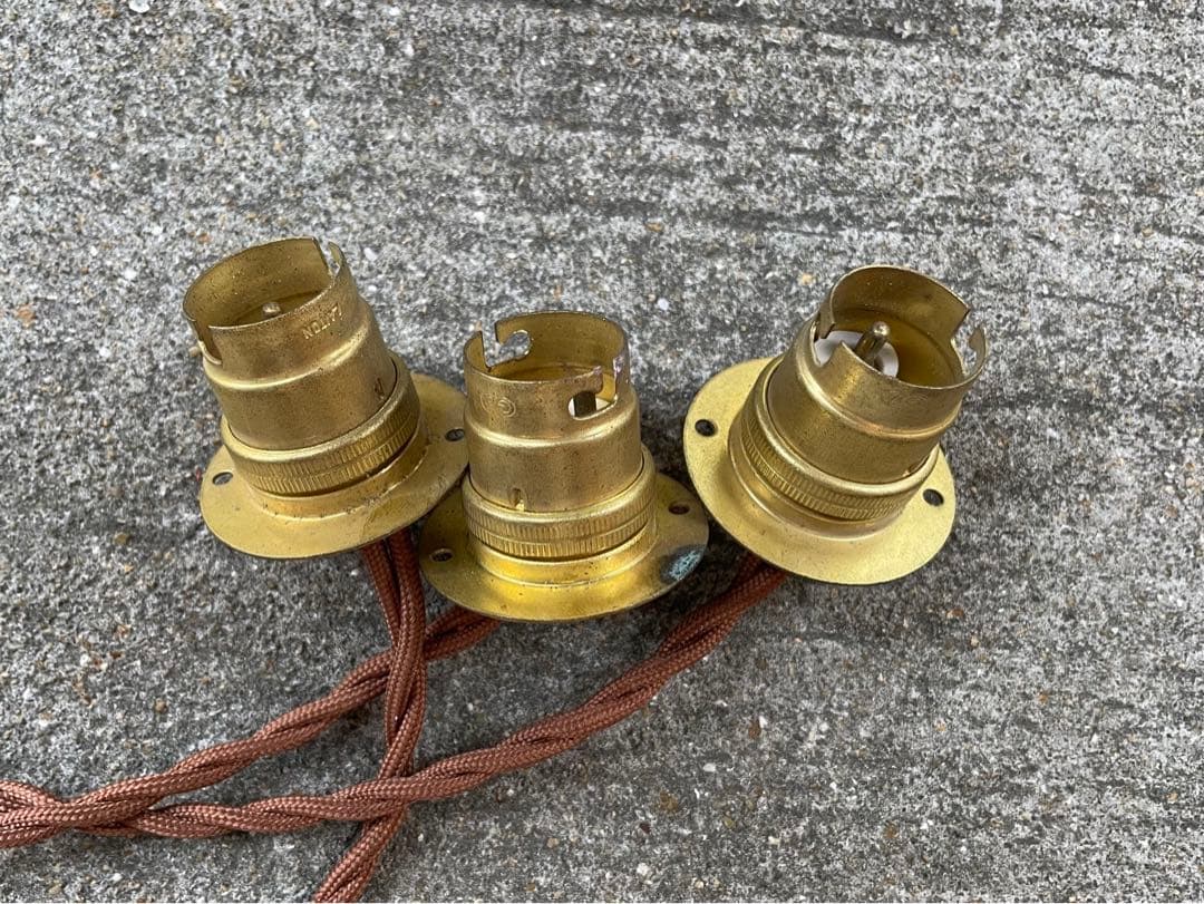 3個セット！シンプル 真鍮 壁付けランプ フランスアンティーク / 磁器 北欧