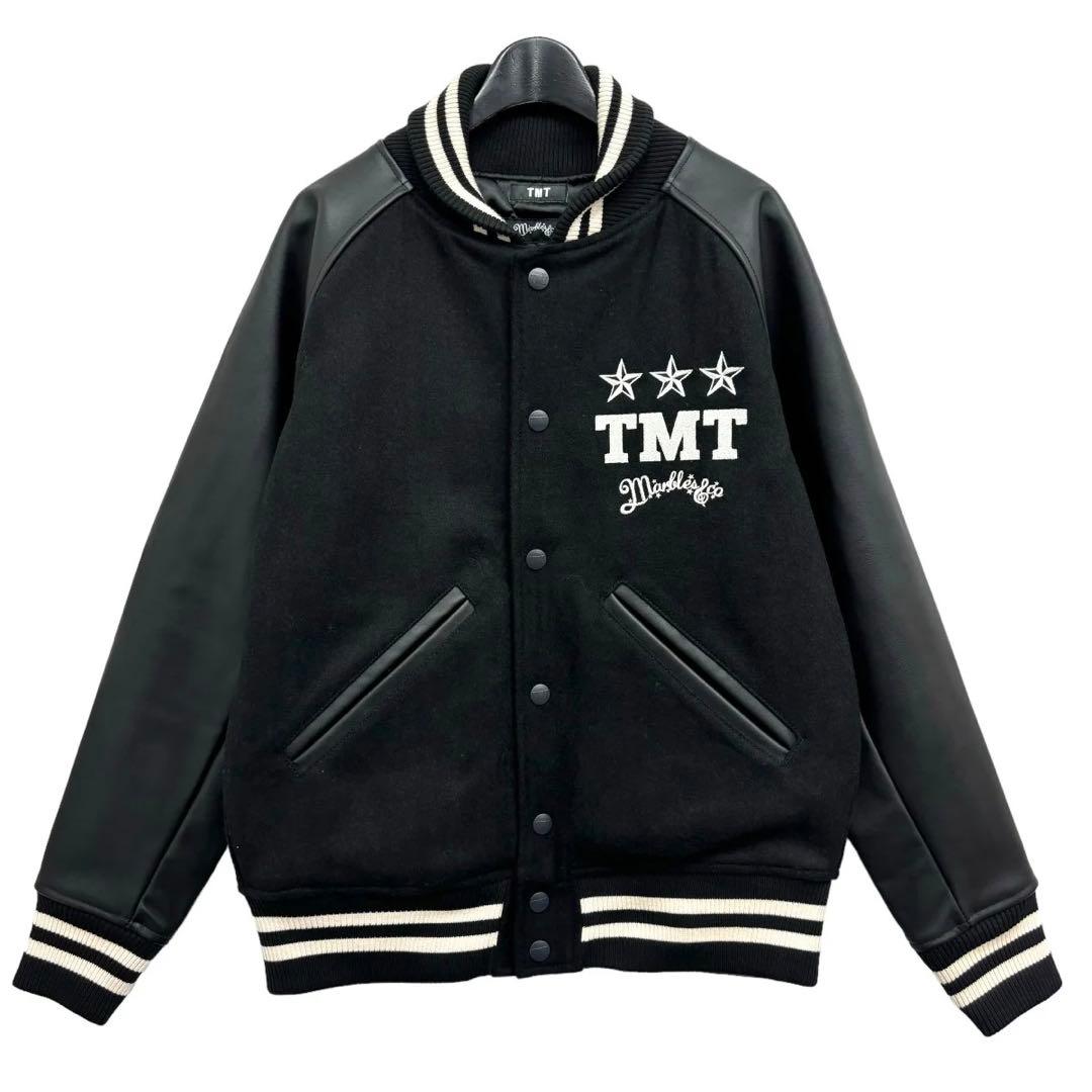 Marbles TMT コラボVarsity Jacket BLACK M 本革