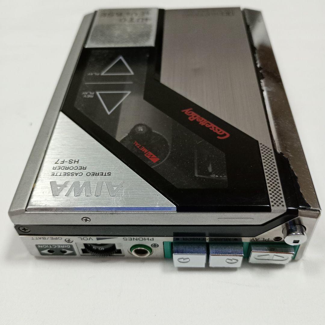 AIWA HS-F7 ステレオカセットレコーダー　シルバー　ジャンク