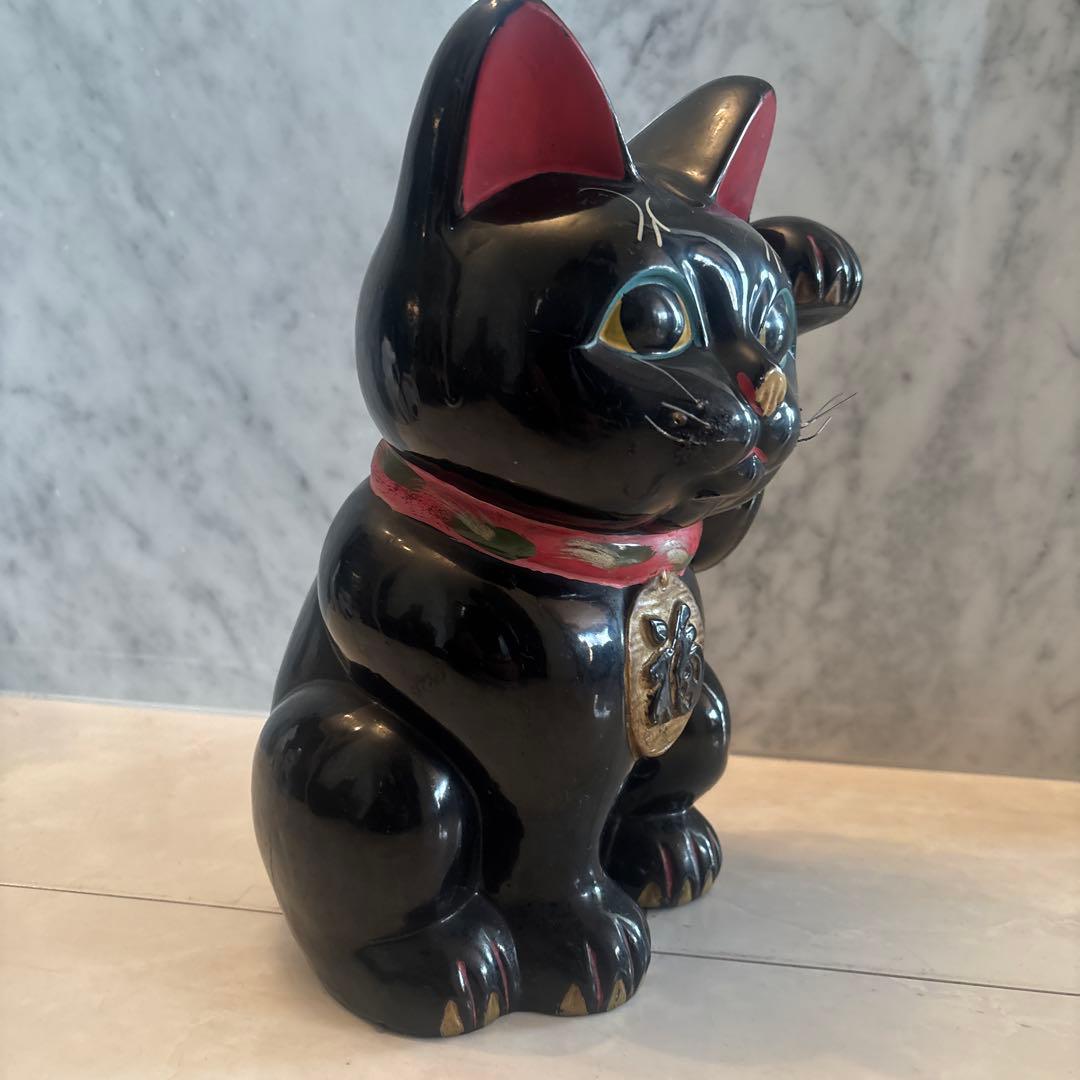 1920-30年代アンティークまつ毛が特徴的で妖艶な瞳も美しい雰囲気抜群の招き猫