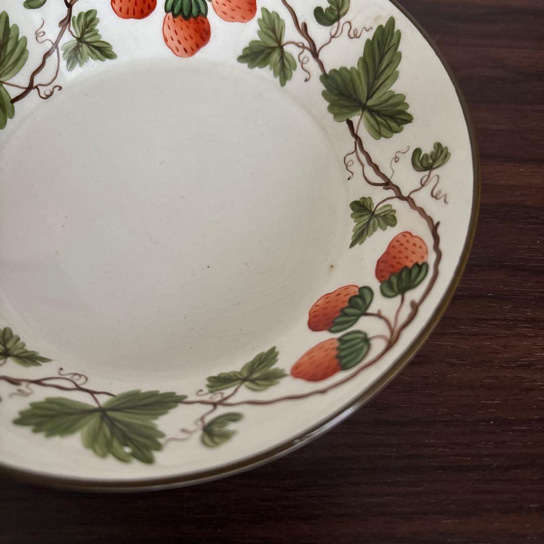 【超希少】ウェッジウッド ワイルドストロベリーの系譜 小皿 13cm 2枚