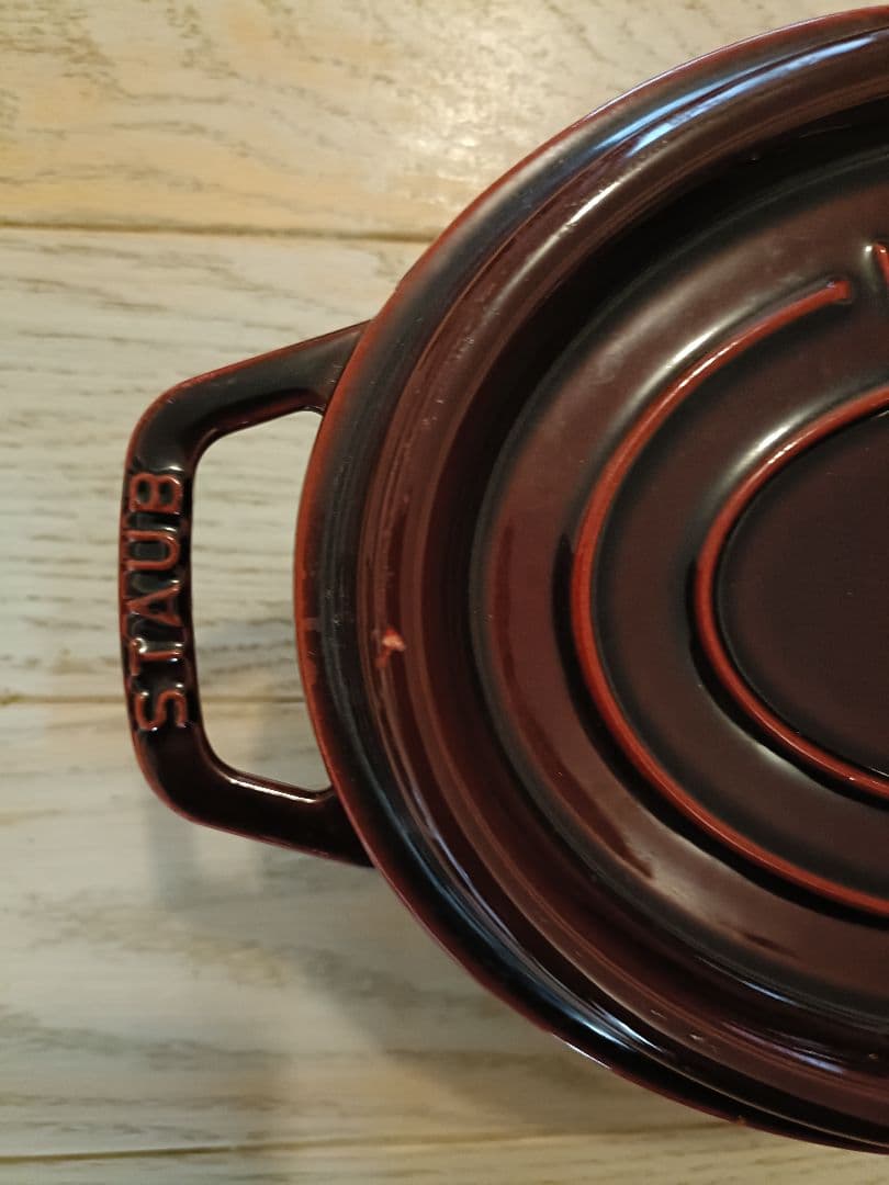 ストウブ ピコ・ココット オーバル 23cm グレナディンレッド