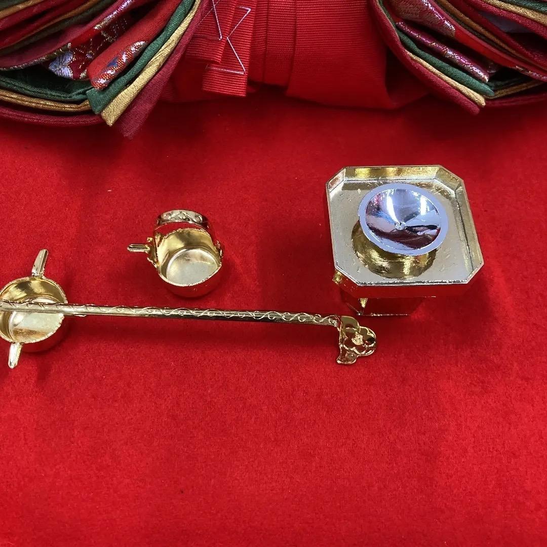 C4 豪華な衣裳　ひな人形　三人官女のみ　三五サイズ　雛飾り　雛人形