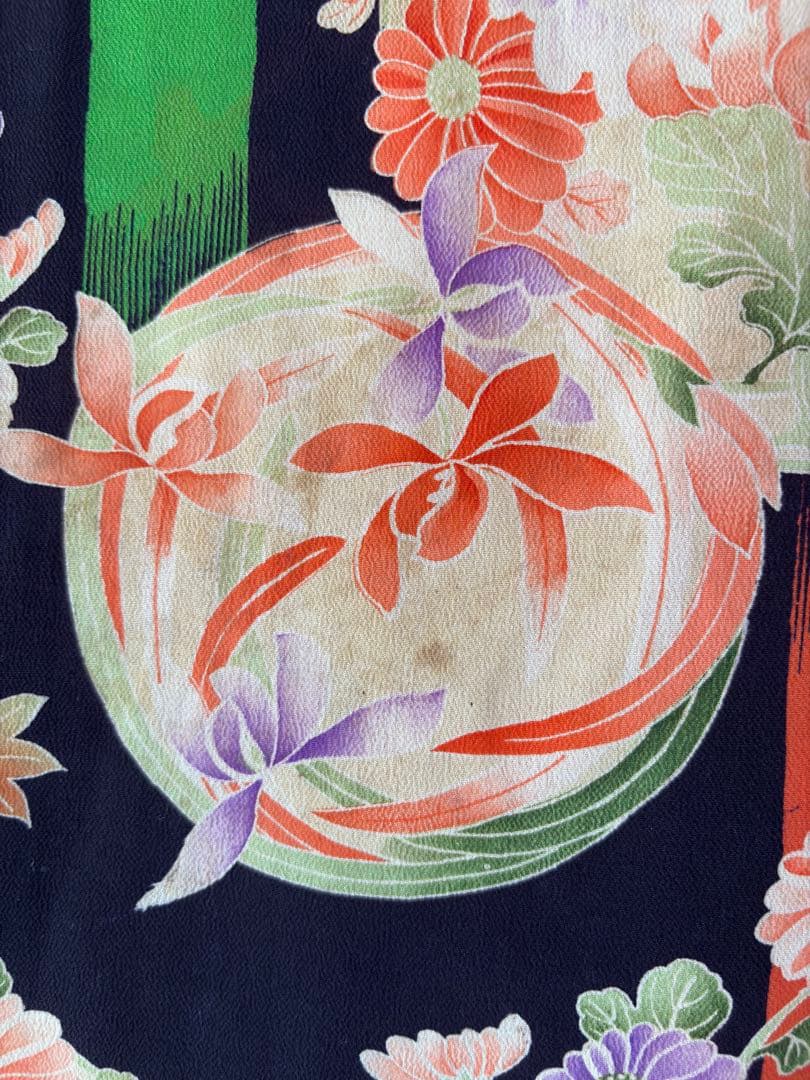 アンティーク　錦紗　子供着物