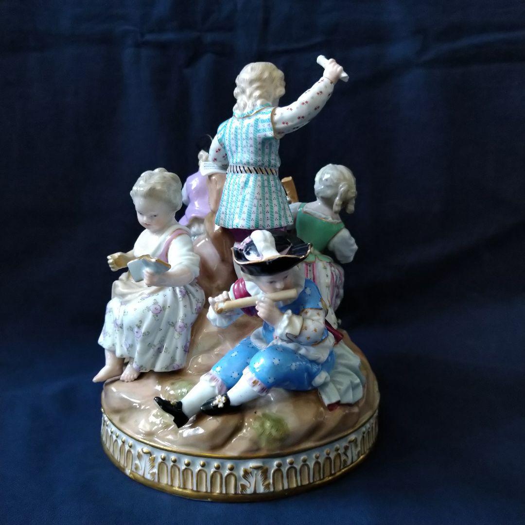 ✤1924年以前・マイセン(Meissen)フィギュリン✤『５人の音楽隊』