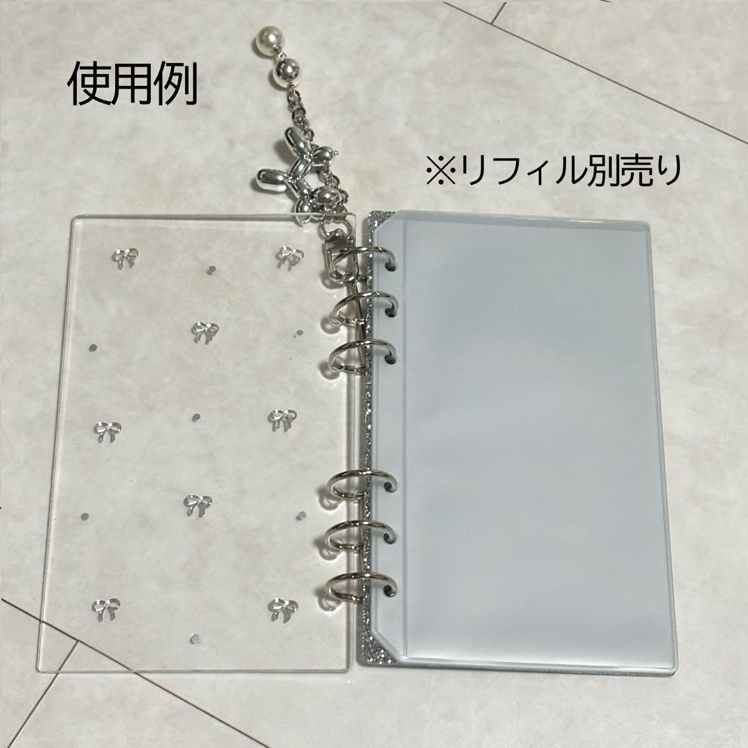 ✨ちり✨A6 アクリルレジンバインダー　リング付き×3セット