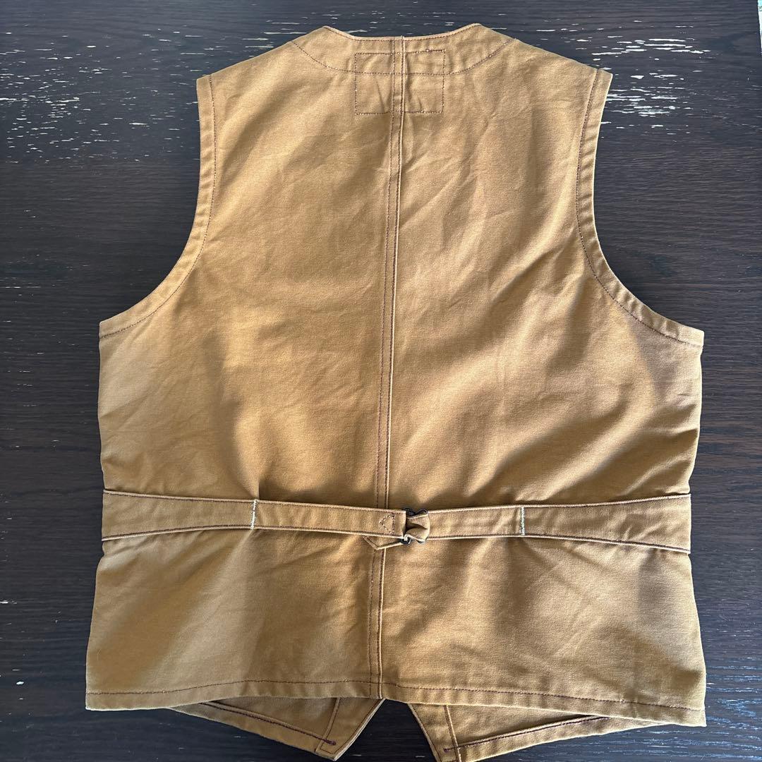 シュガーケーン SUGAR CANE 13oz ブラウンダック ワーク ベスト