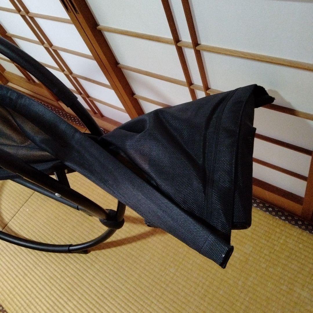 リングロッキングチェア　折り畳みコンパクトに　カカトまでロングな椅子　京都市引取