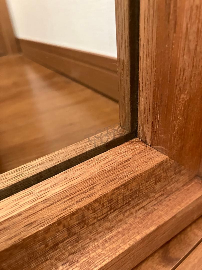 木製　鏡　立て掛け　ウォールミラー　姿見　大型