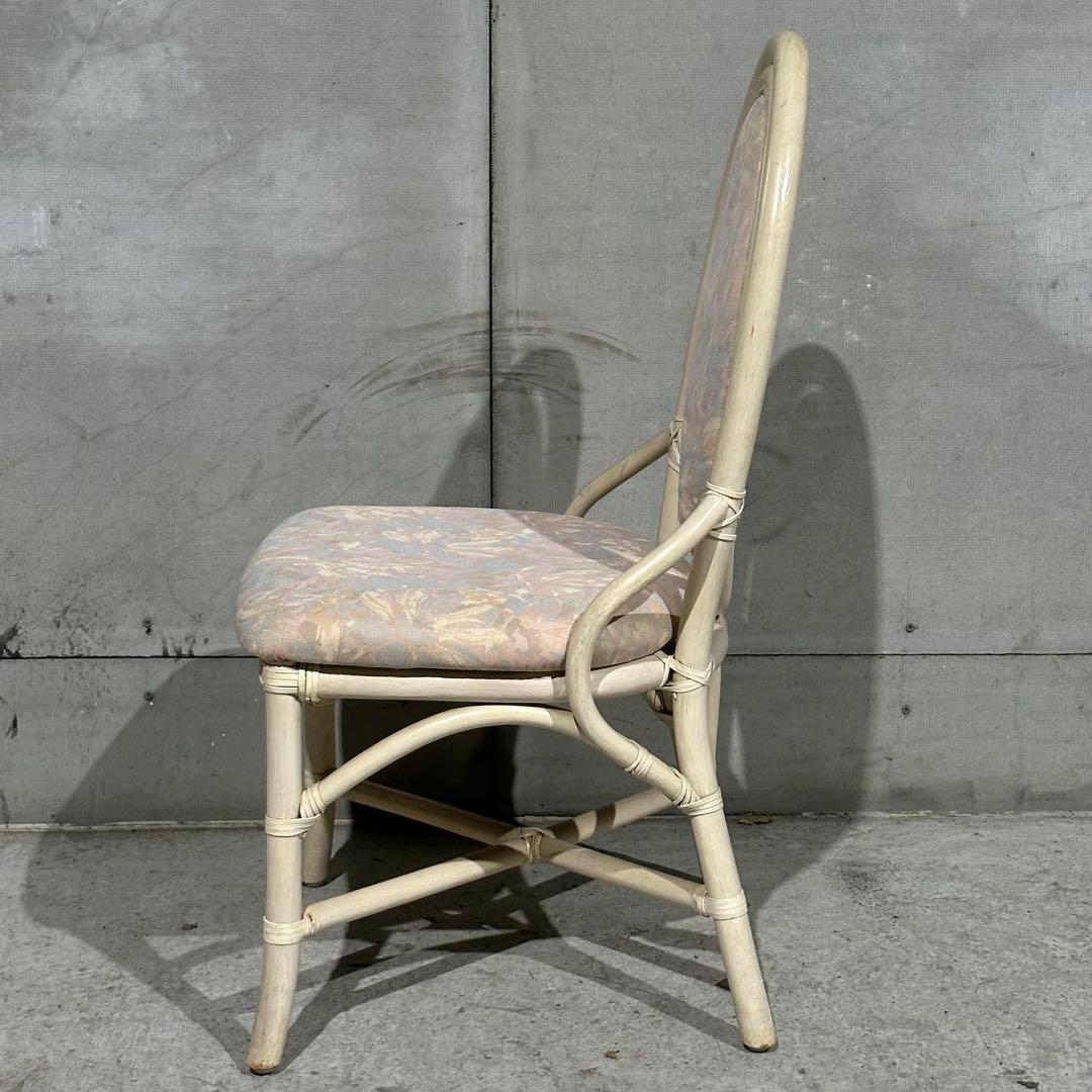 ✦90s✦ アンティーク調 ラタンチェア OLIVER エレガントデザイン