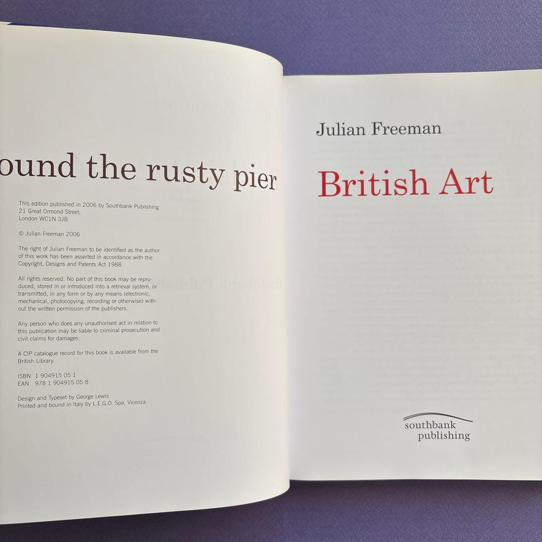 洋書 British Art: A walk round the rusty pier