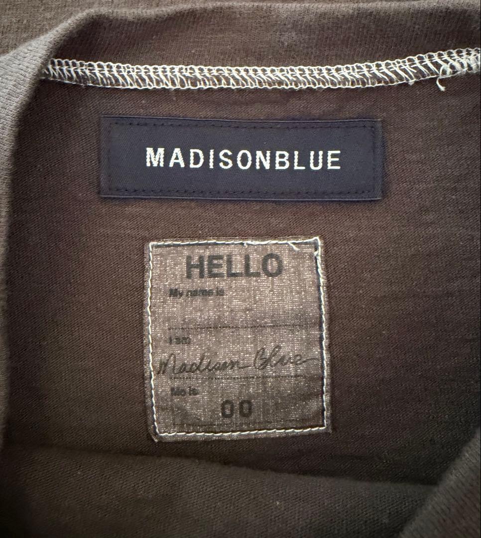 美品＊MADISONBLUE HELLOプリントTシャツ エストネーション