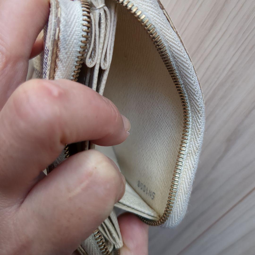 b*3様 ルイヴィトン ダミエ アズール ジッピー パース コンパクトウォ