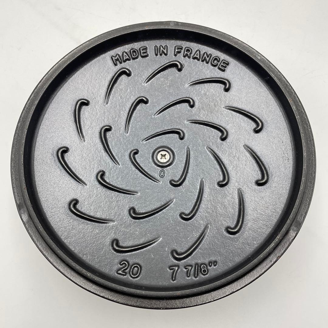 美品　ストウブ ラ・ココット de GOHAN L 20cm グレー系