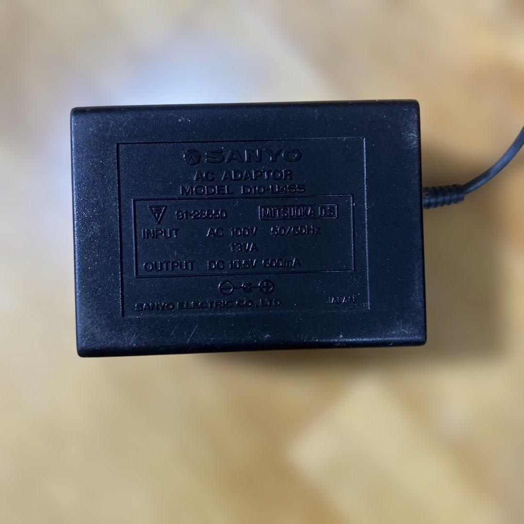 【送料無料】懐かしのダブルカセットプレーヤー サンヨー コンセント付 昭和レトロ