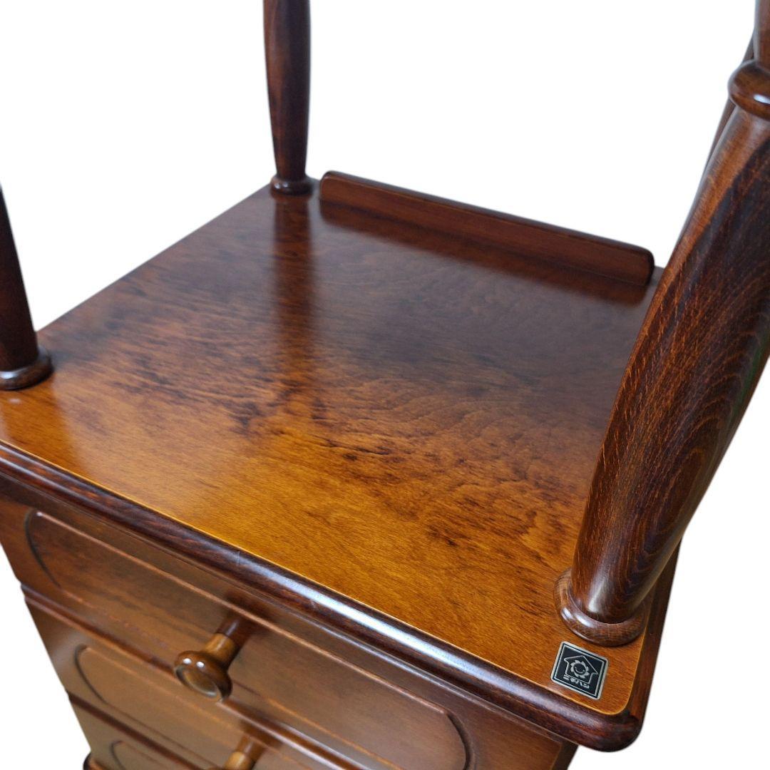 ニチハン 電話台 昭和レトロ アンティーク インテリア 木製 引き出し