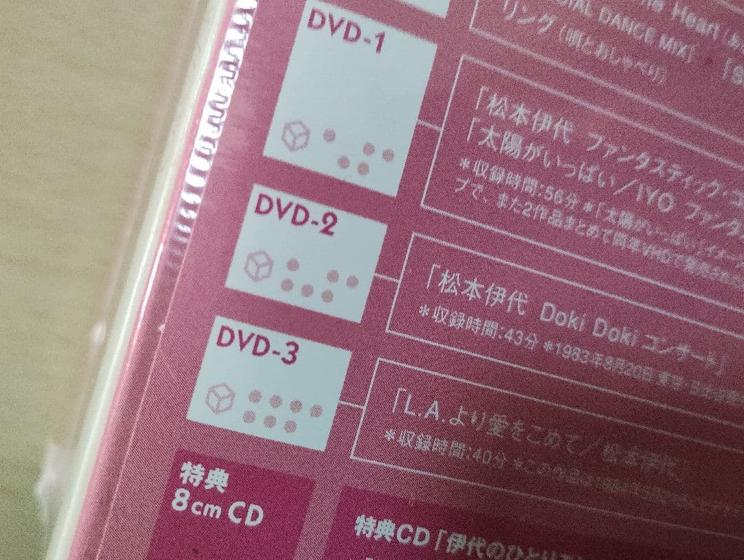 松本伊代 BOX 4CD＋3DVD