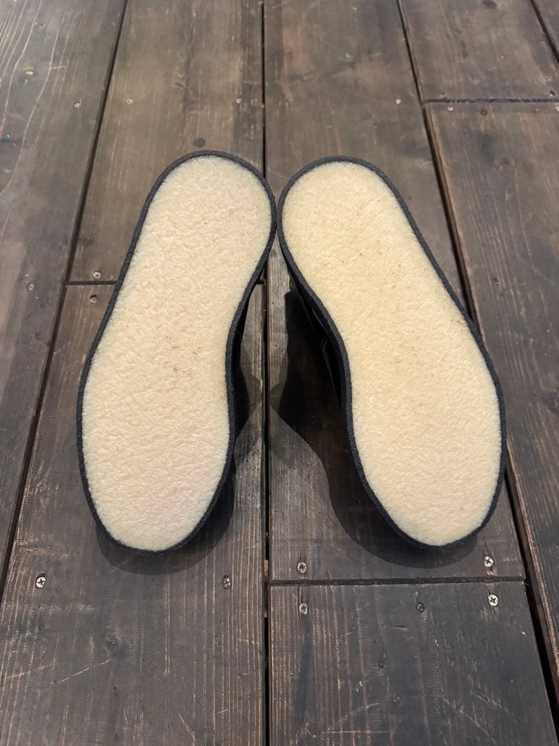 ジョージコックス　黒 編み込みデザイン ハイカットブーツ