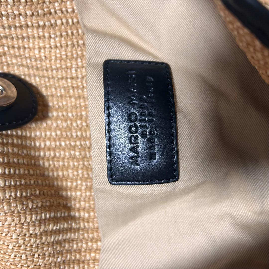 【美品】MARCO MASI マルコマージ カゴバッグ トートバッグ