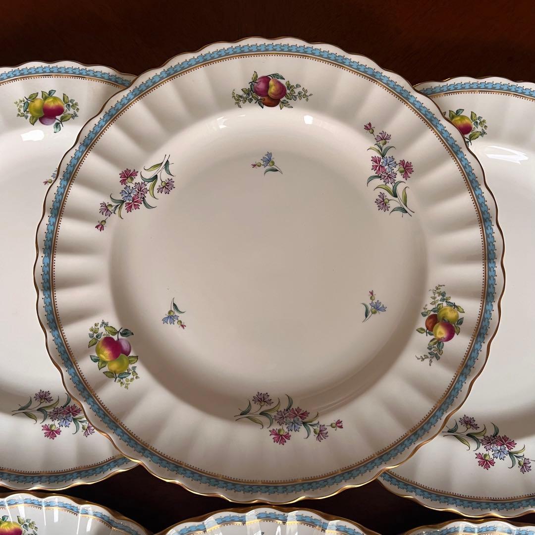 【希少品】スポード ★トラップネルスプレイズ★ディナー皿　5枚