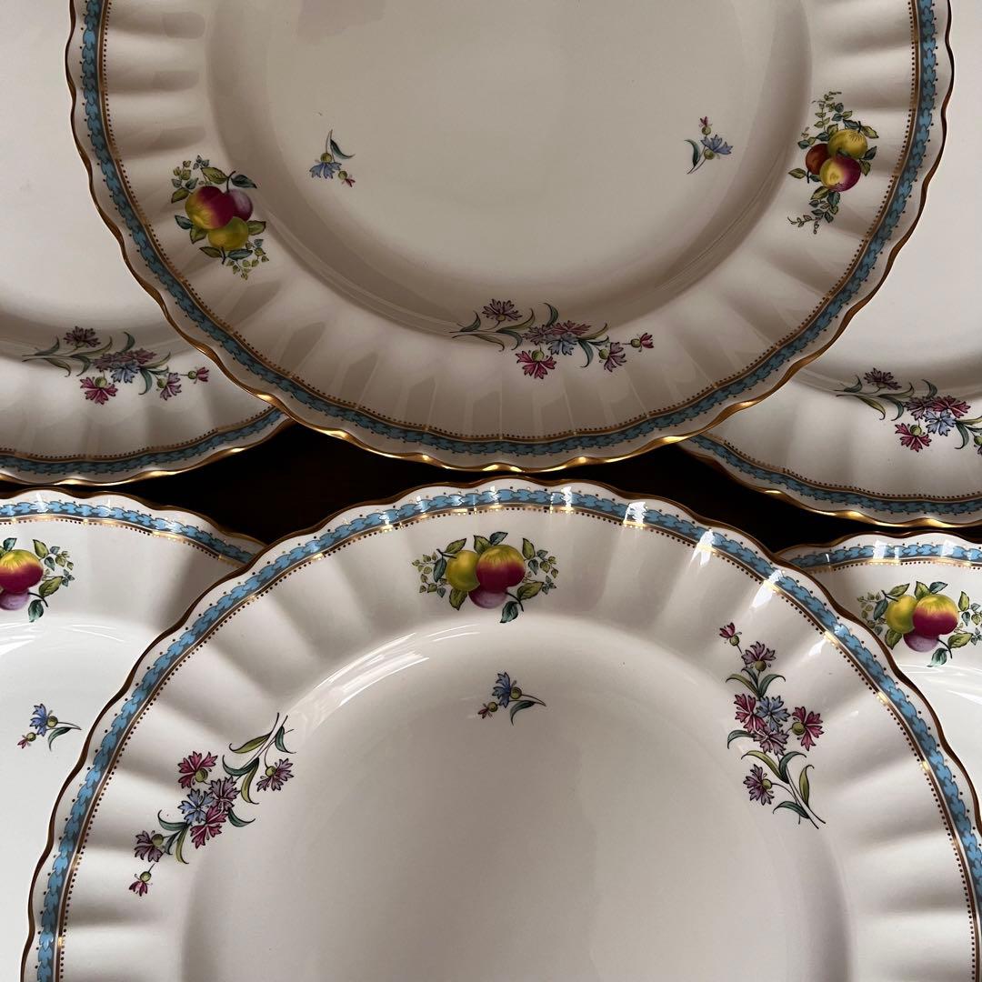 【希少品】スポード ★トラップネルスプレイズ★ディナー皿　5枚