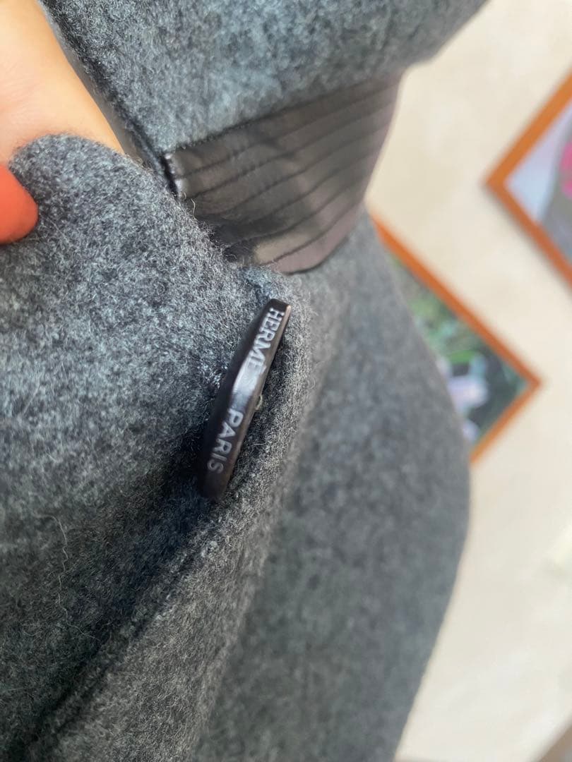 新品同様❣️エルメスHERMESケープマント カシミア100%コート