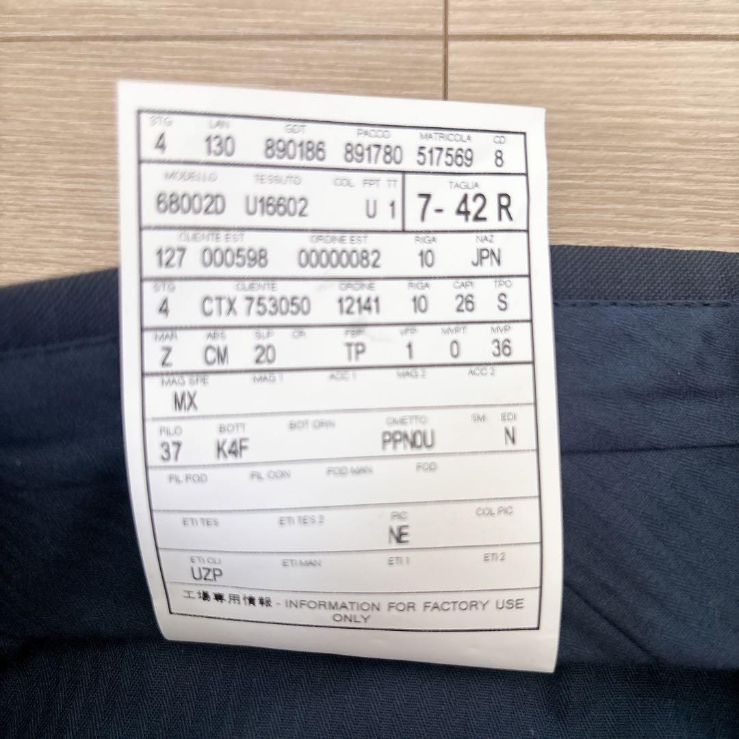 【新品未使用】エルメネジルド ゼニア スーツ スラックス パンツ ネイビー