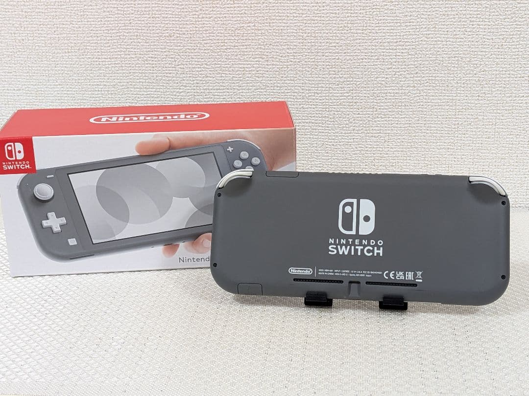 Switch Lite 本体 グレー【ほぼ新品】