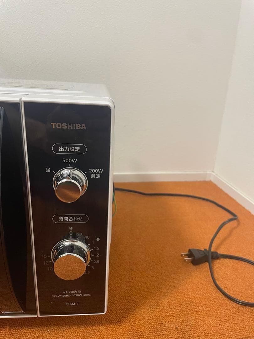 美品 東芝 電子レンジ ヘルツフリー ER-SM17 2019年製
