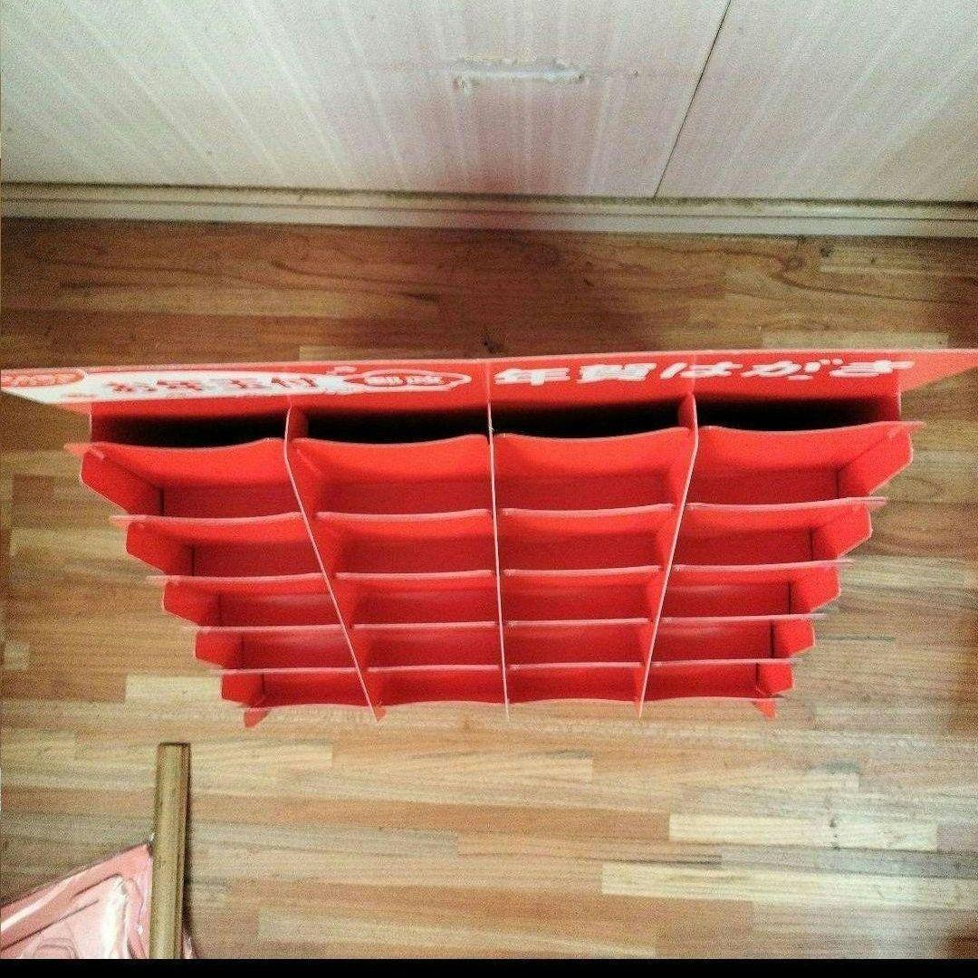 10個セット　年賀はがき用ディスプレイスタンド 赤