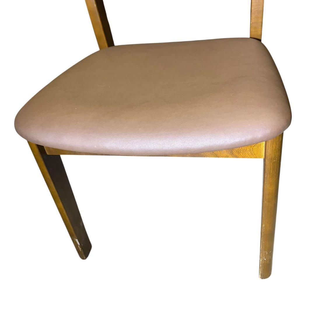 極美品 飛騨産業 ダイニングチェア キツツキマーク 2脚セット②