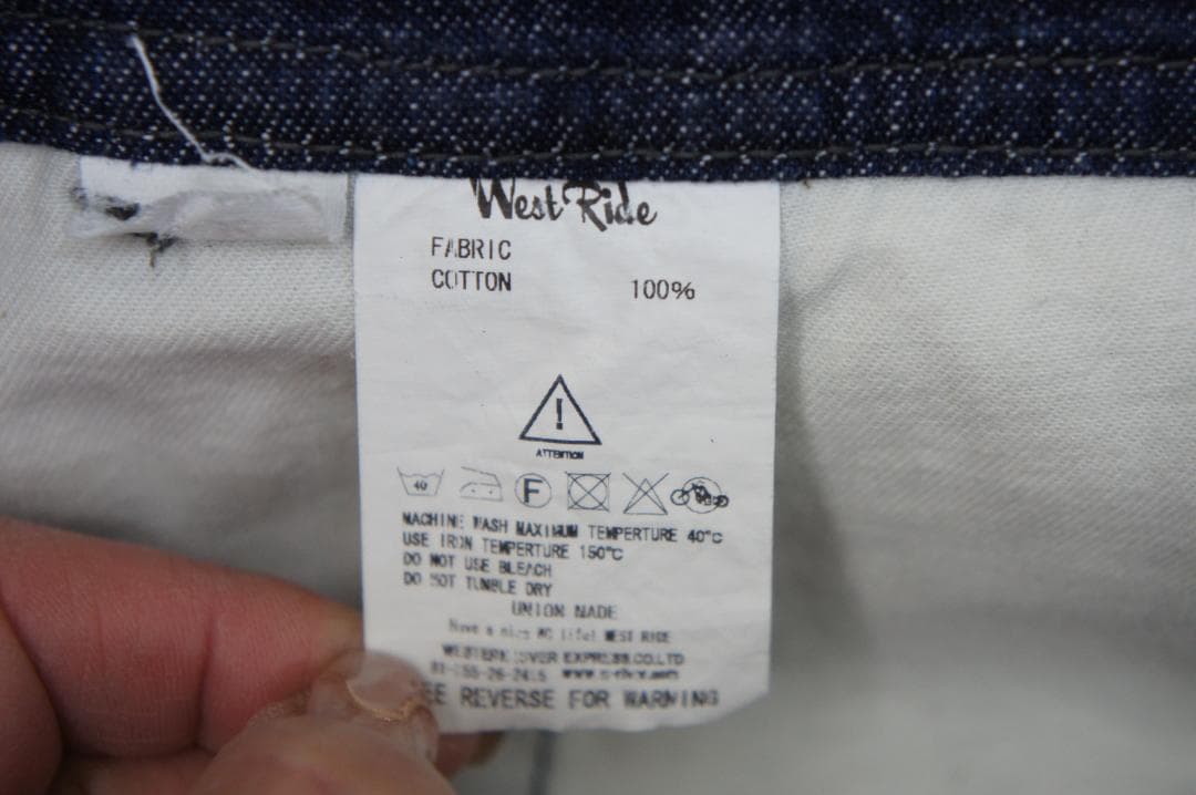 WEST RIDE☆CYCLETOGS☆オーバーオール☆３４－３６☆１５８９９