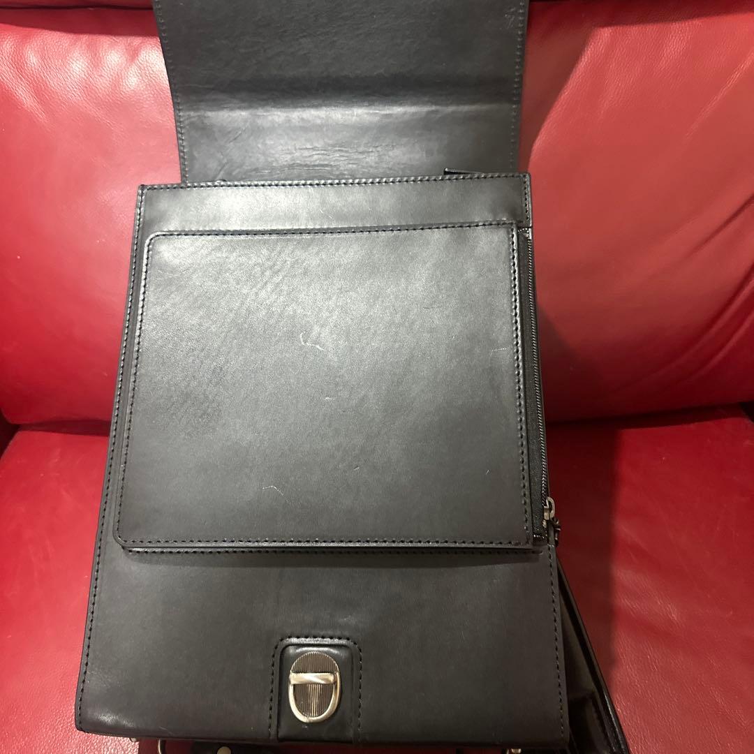 吉田カバン黒 革 ビジネスリュック