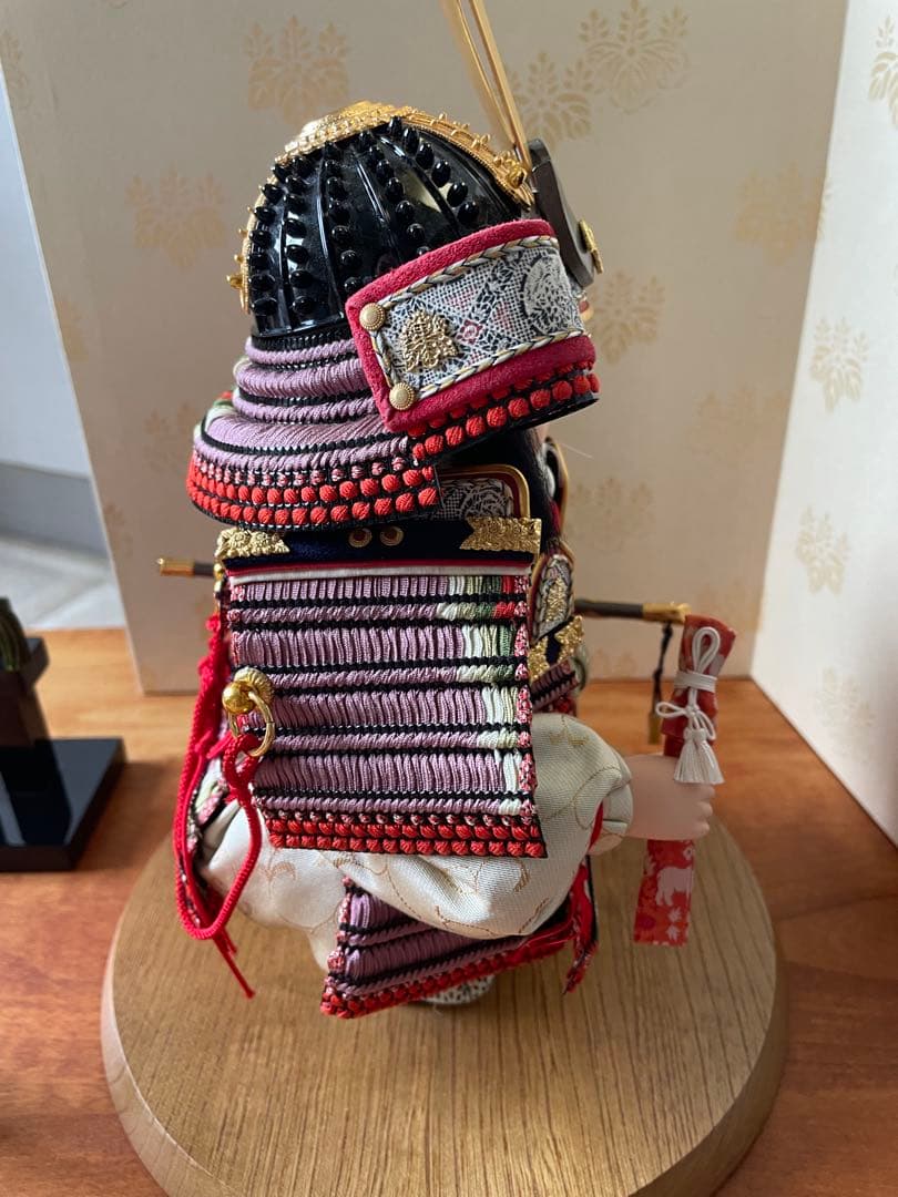 【美品】幸一光 五月人形 鎧着若大将 虎太郎