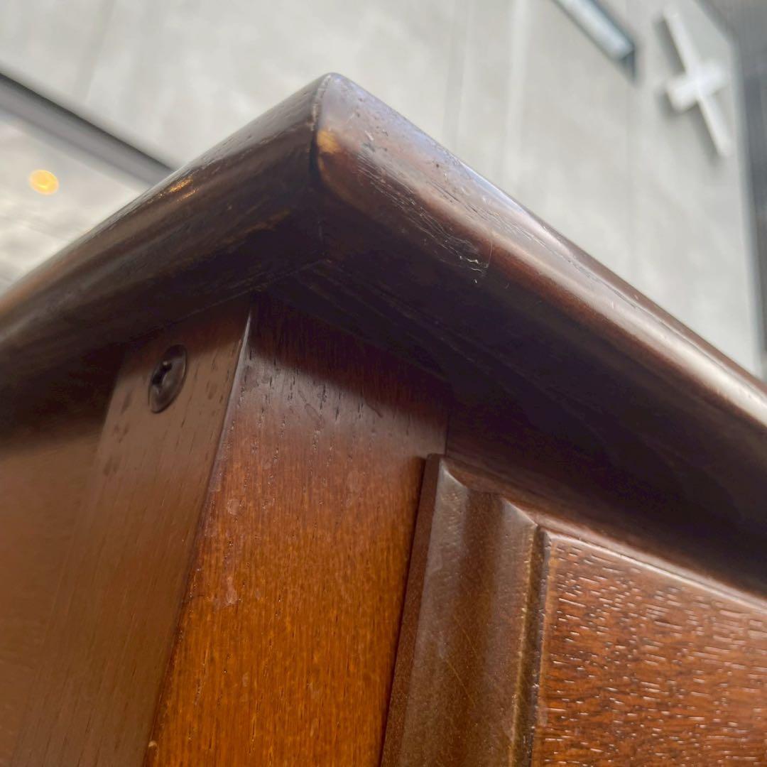 木製パーソナルデスク　アンティーク調