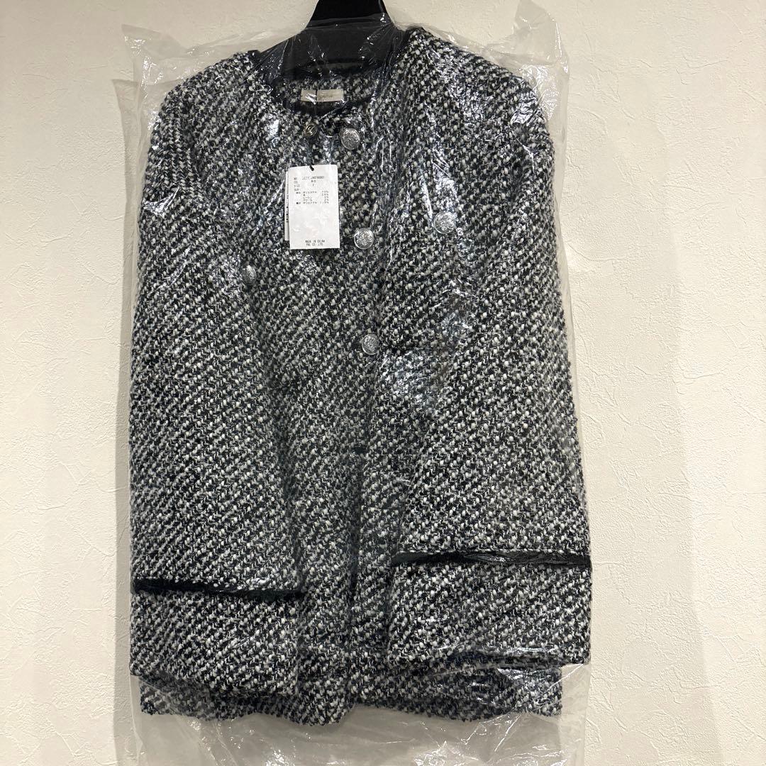 新品未使用/ラウンジドレス ツイードジャケット　フォーマル　卒業　入学式　卒園