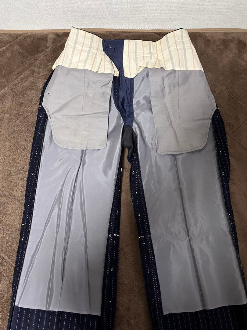 70s vintage セットアップ スーツ ブーツカット ストライプ