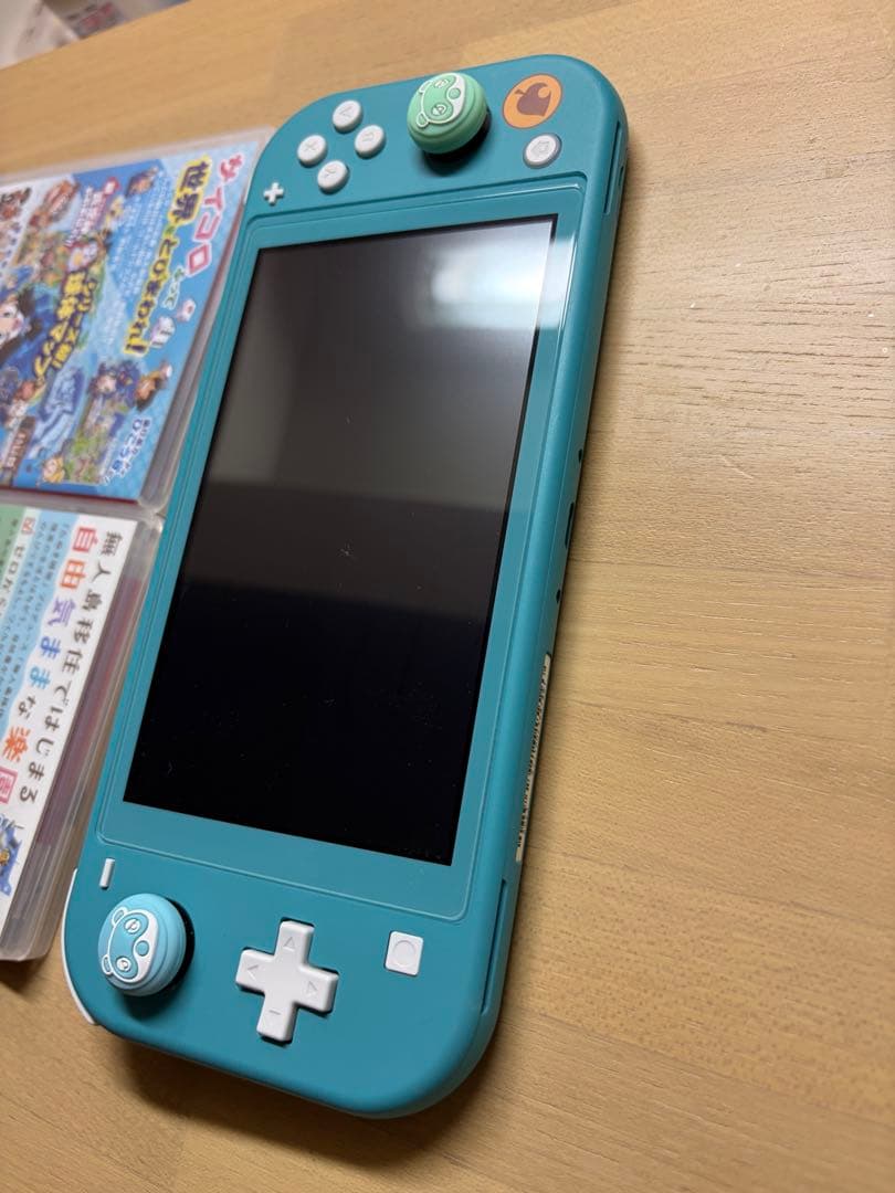 Nintendo Switch Light ケース、あつ森、もも鉄ソフト付き