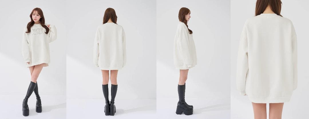 ダーリッチ darich DDロゴビジュースウェットプルオーバー イエロー