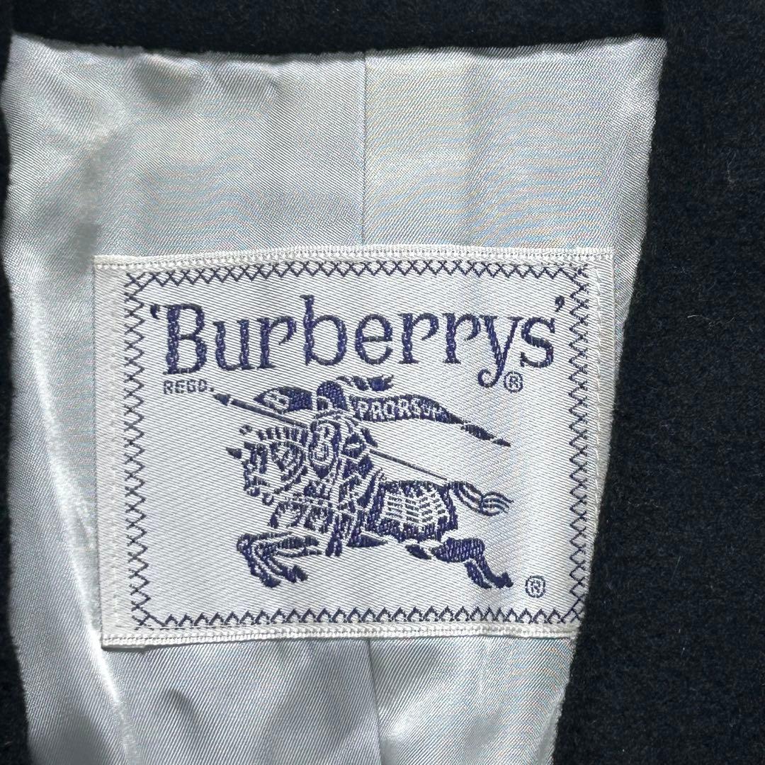 Burberrys バーバリーズ　チェスターコート カシミア混 ブラック 5AP